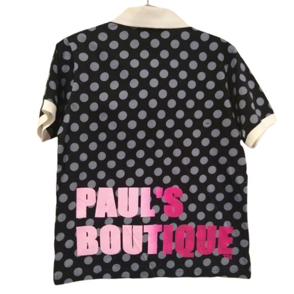 LF Paul's Boutique Polo Shirt Whimsical Polka Dots OS - Picture 2 of 7
